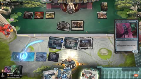 Watch MTG Arena Video Replay - Yuriko, the Tiger's Shadow by saitama VS Ajani, Nacatl Pariah by Demnas - Historic Brawl