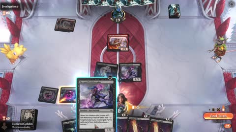 Watch MTG Arena Video Replay - Mono Black Aggro by CunicoliGoblin VS Mono Red Aggro by Freshprince - MWM Standard Pauper