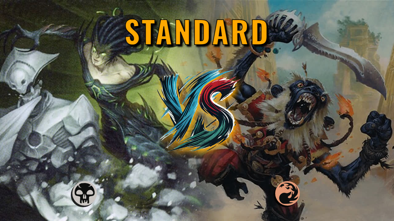 Watch MTG Arena Standard Video - Mono Black Aggro by CunicoliGoblin VS Mono Red Aggro by Freshprince - 78107b