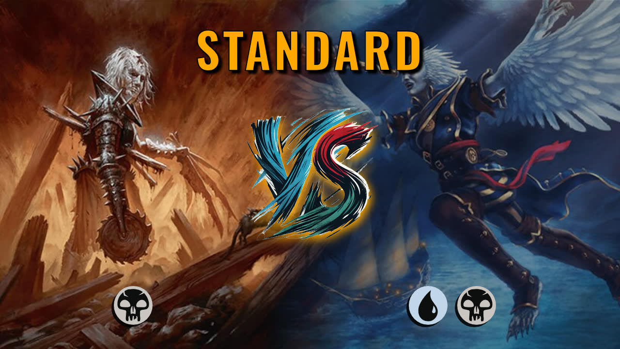 Watch MTG Arena Standard Video - Mono Black Midrange by Numbskull VS Dimir Midrange by trip - 87a362