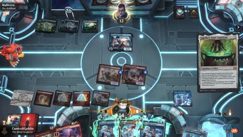 Watch MTG Arena Video Replay - Izzet Midrange by CunicoliGoblin VS Dimir Aggro by Malferro - Standard Event