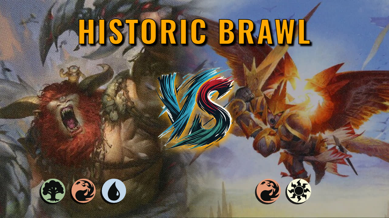 Watch MTG Arena Historic Brawl Video - Borborygmos and Fblthp by Warped Concept VS Feather, the Redeemed by scad77 - 32e202
