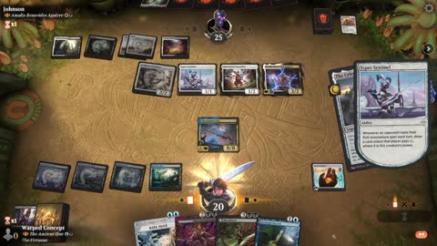 Watch MTG Arena Video Replay - The Ancient One by Warped Concept VS Amalia Benavides Aguirre by Johnson - Historic Brawl