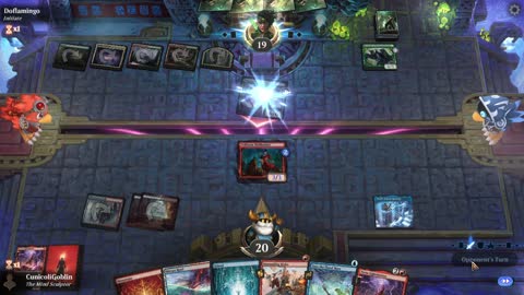 Watch MTG Arena Video Replay - Izzet Midrange by CunicoliGoblin VS Gruul Midrange by Doflamingo - Standard Play