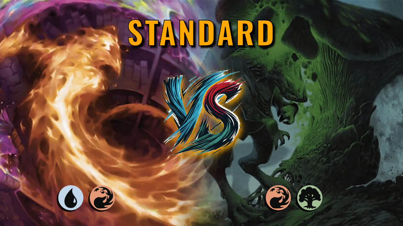 Watch MTG Arena Standard Video - Izzet Midrange by CunicoliGoblin VS Gruul Midrange by Doflamingo - d0173c