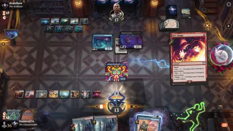 Watch MTG Arena Video Replay - Jeskai Control by DamienF16 VS Dimir Midrange by drainbow - Traditional Standard Ranked
