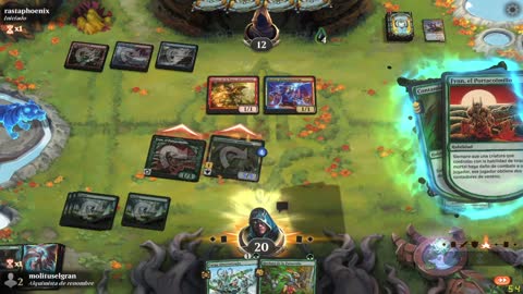 Watch MTG Arena Video Replay - Mono Green Aggro by molituselgran VS Izzet Aggro by rastaphoenix - Standard Event