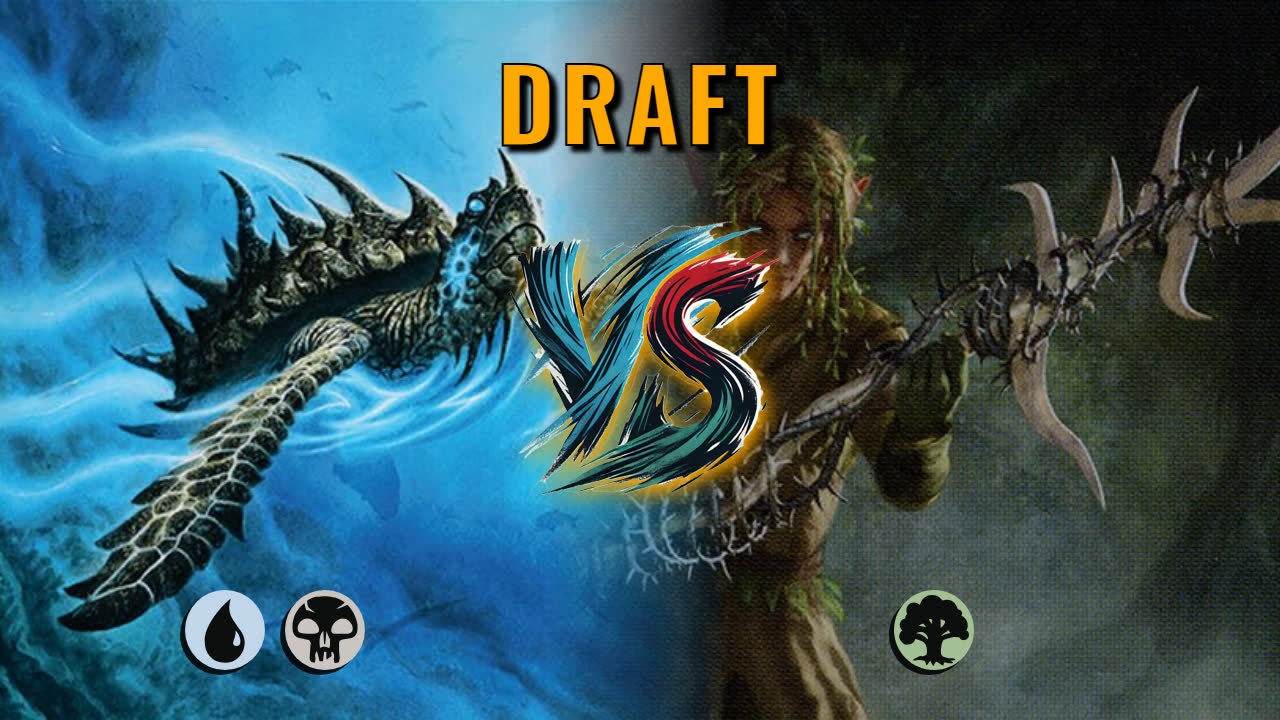 Watch MTG Arena Draft Video - Dimir Midrange by DamienF16 VS Mono Green Aggro by Wizard of Os - 60e0ec