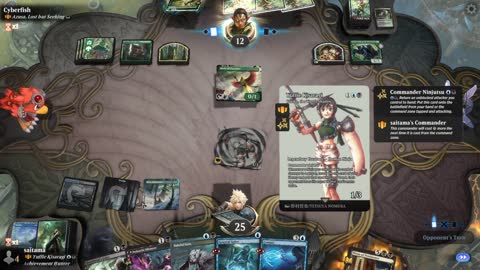 Watch MTG Arena Video Replay - Yuriko, the Tiger's Shadow by saitama VS Azusa, Lost but Seeking by Cyberfish - Historic Brawl