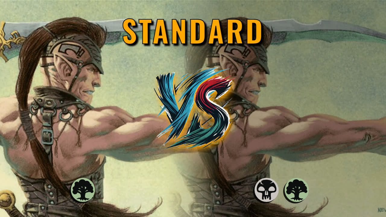 Watch MTG Arena Standard Video - Mono Green Aggro by utku VS Golgari Midrange by ChaostheSinister - f3c100