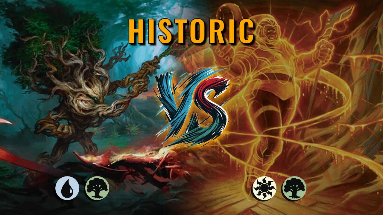 Watch MTG Arena Historic Video - Simic Midrange by CunicoliGoblin VS Selesnya Midrange by tellez92 - c3adbe