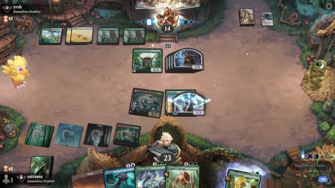 Watch MTG Arena Video Replay - Bant Midrange by saitama VS Selesnya Midrange by yrsh - Premier Draft