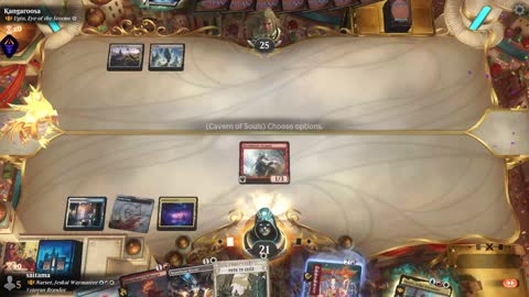 Watch MTG Arena Video Replay - Narset, Jeskai Waymaster by saitama VS Ugin, Eye of the Storms by Kangaroosa - Historic Brawl