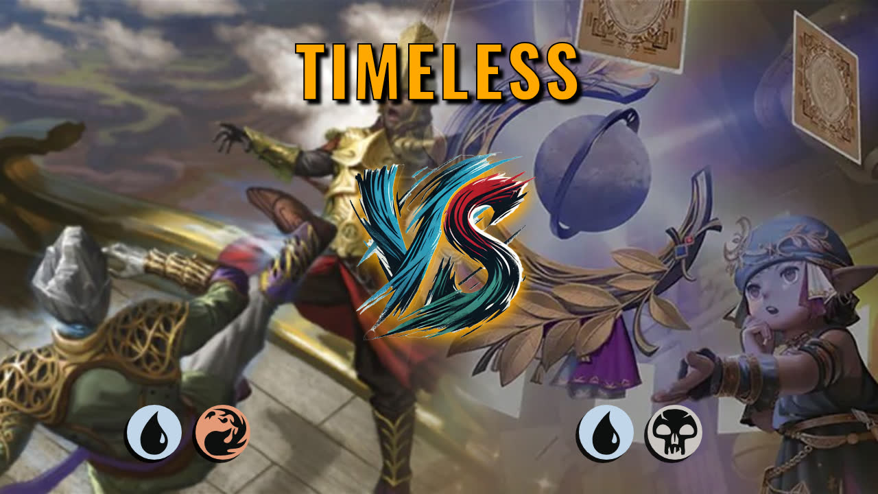 Watch MTG Arena Timeless Video - Izzet Midrange by saitama VS Dimir Midrange by denis82 - dbbf2b