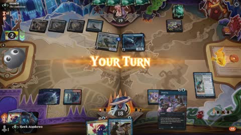 Watch MTG Arena Video Replay - Izzet Control by Hawk Atankewo VS Esper Midrange by otosco - Traditional Standard Ranked