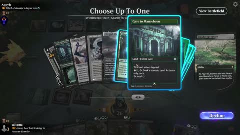 Watch MTG Arena Video Replay - Azusa, Lost but Seeking by saitama VS Glarb, Calamity's Augur by Appyh - Historic Brawl