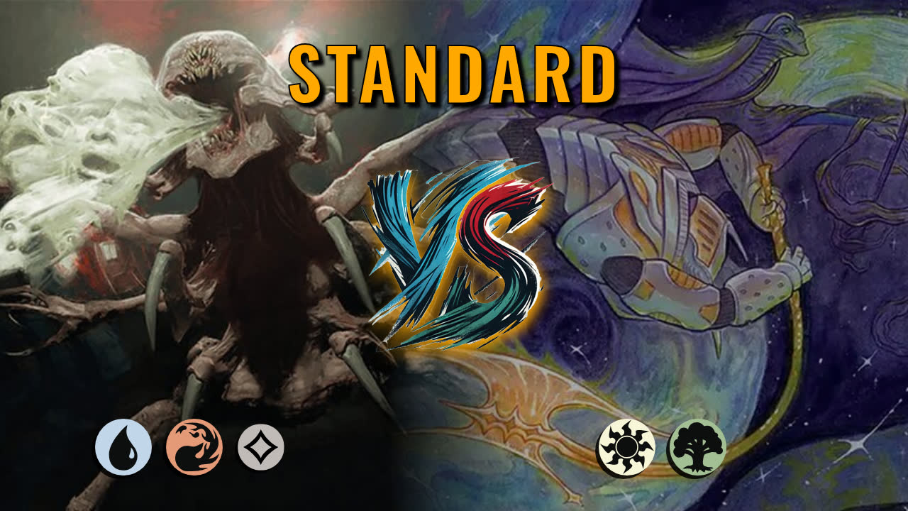 Watch MTG Arena Standard Video - Temur Cauldron by CunicoliGoblin VS Selesnya Aggro by looxor - 6d4dbf