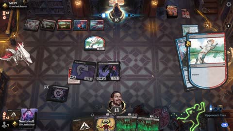 Watch MTG Arena Video Replay - Mono Black Midrange by Numbskull VS Izzet Aggro by MC19 - Standard Traditional Ranked