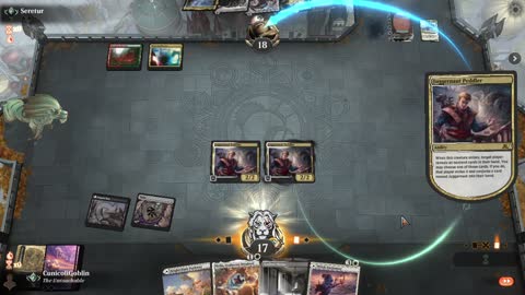 Watch MTG Arena Video Replay - Orzhov Midrange by CunicoliGoblin VS Temur Midrange by Seretur - Traditional Historic Ranked