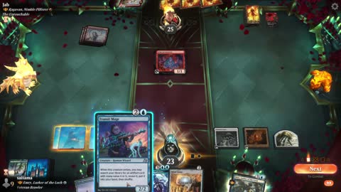 Watch MTG Arena Video Replay - Emry, Lurker of the Loch by saitama VS Ragavan, Nimble Pilferer by Jab - Historic Brawl