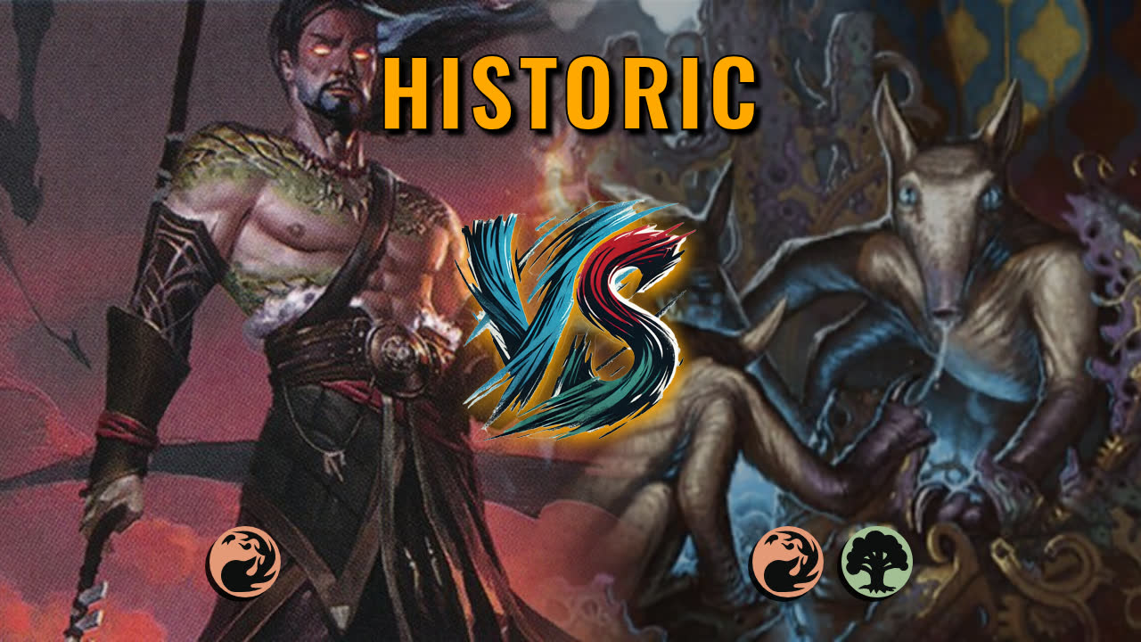 Watch MTG Arena Historic Video - Mono Red Midrange by MTGBudgetBrew VS Gruul Midrange by Iago - 32df8b