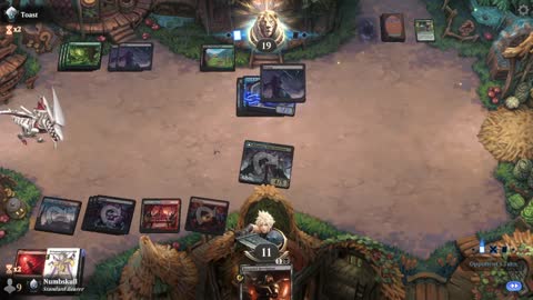 Watch MTG Arena Video Replay - Grixis Midrange by Numbskull VS Golgari Midrange by Toast - Premier Draft