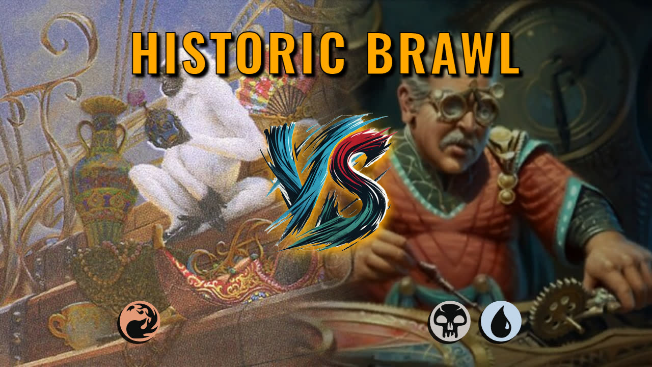 Watch MTG Arena Historic Brawl Video - Ragavan, Nimble Pilferer by saitama VS Rusko, Clockmaker by Enigma - 787b61