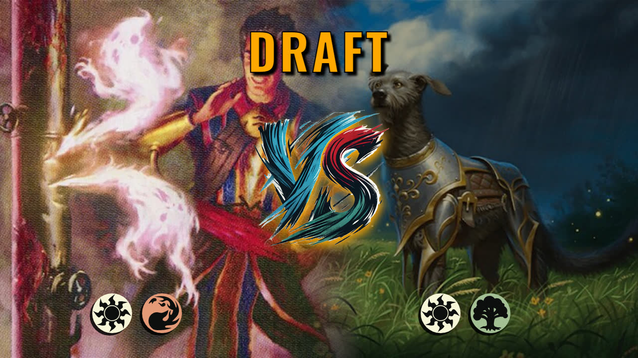 Watch MTG Arena Draft Video - Boros Aggro by DamienF16 VS Selesnya Midrange by mikepep21 - 9cabed