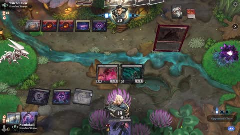 Watch MTG Arena Video Replay - Mono Black Midrange by Numbskull VS Rakdos Aggro by Witches Den - Traditional Standard Ranked