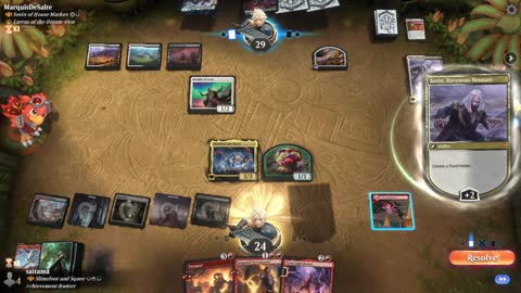 Watch MTG Arena Video Replay - Slimefoot and Squee by saitama VS Sorin of House Markov by MarquisDeSalte - Historic Brawl