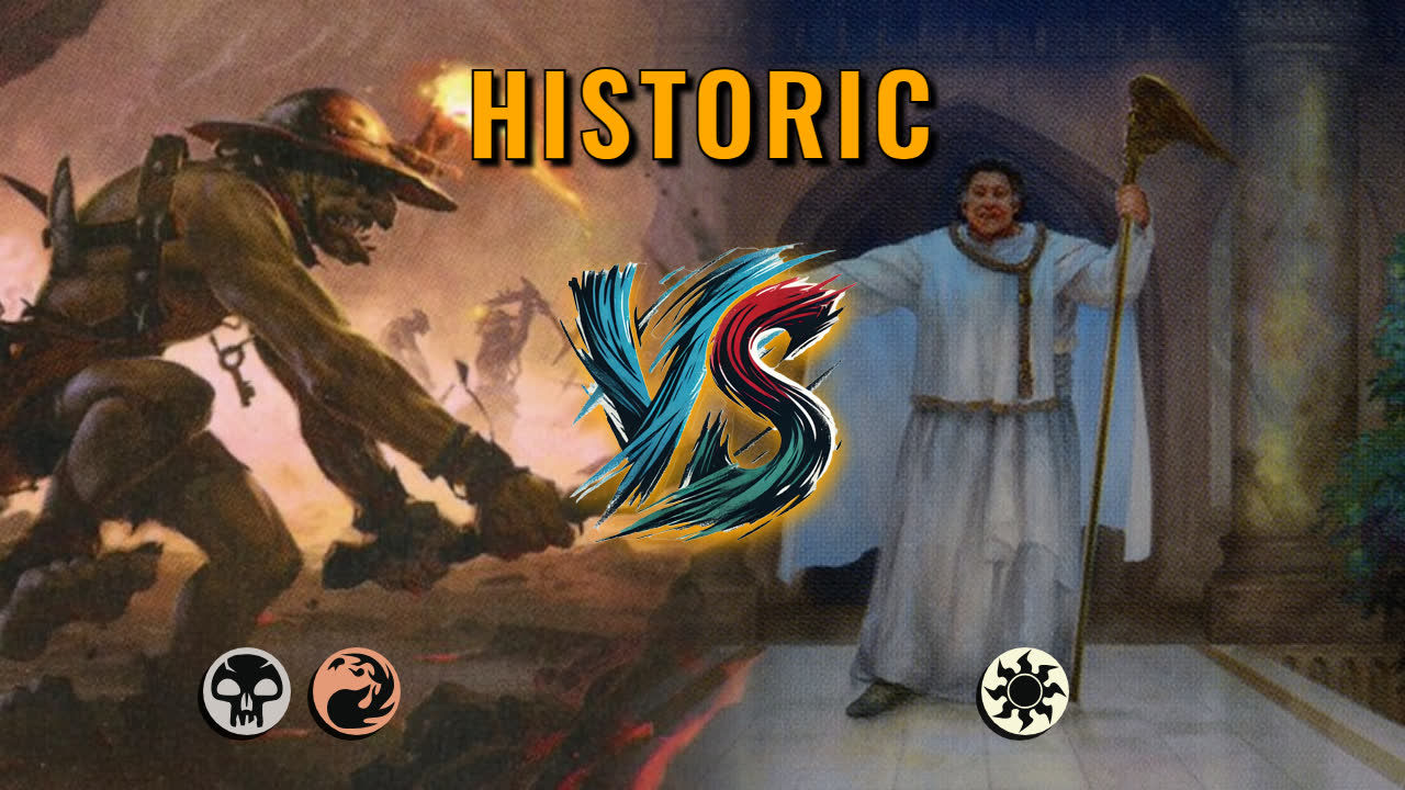 Watch MTG Arena Historic Video - Rakdos Aggro by CunicoliGoblin VS Mono White Aggro by Nixisbolas@8 - 3750af