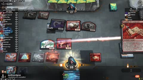 Watch MTG Arena Video Replay - Izzet Aggro by molituselgran VS Rakdos Aggro by NicoNicoNii - Explorer Play