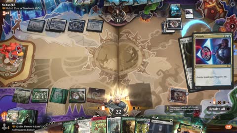 Watch MTG Arena Video Replay - Sythis, Harvest's Hand by saitama VS Teferi, Hero of Dominaria by NeXusFES - Historic Brawl