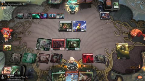 Watch MTG Arena Video Replay - Domri, Anarch of Bolas by saitama VS Thrasios, Triton Hero by ADR - Historic Brawl