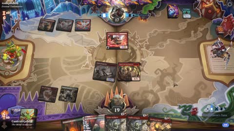 Watch MTG Arena Video Replay - Gruul Aggro by CunicoliGoblin VS Izzet Aggro by tonkpilsh46 - Traditional Historic Play