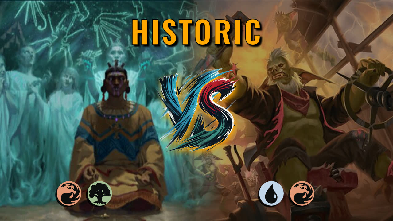 Watch MTG Arena Historic Video - Gruul Aggro by CunicoliGoblin VS Izzet Aggro by tonkpilsh46 - f16153