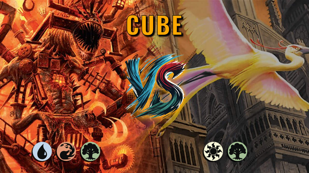 Watch MTG Arena Cube Video - Temur Midrange by DamienF16 VS Selesnya Midrange by TeddyMac83 - af2e3e