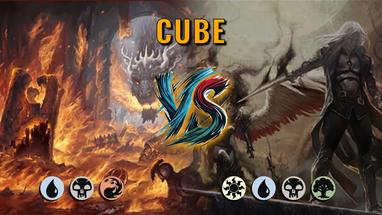Watch MTG Arena Cube Video - Grixis Midrange by DamienF16 VS WUBG Midrange by kou - 131b09