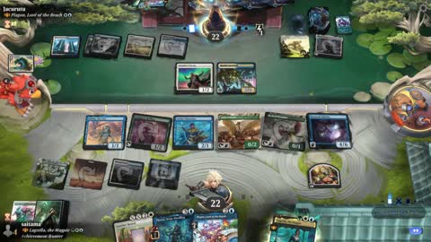 Watch MTG Arena Video Replay - Lagrella, the Magpie by saitama VS Plagon, Lord of the Beach by Jacurutu - Historic Brawl