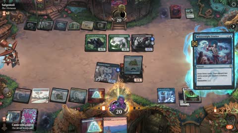 Watch MTG Arena Video Replay - Izzet Midrange by CunicoliGoblin VS Abzan Midrange by Saigonoii - Standard Event