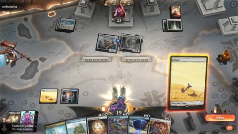 Watch MTG Arena Video Replay - Azorius Midrange by CunicoliGoblin VS Mono White Midrange by zorbaiasha - Standard Event