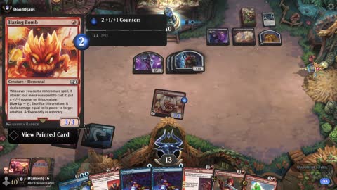 Watch MTG Arena Video Replay - Izzet Midrange by DamienF16 VS Orzhov Midrange by DoomHaus - Premier Draft