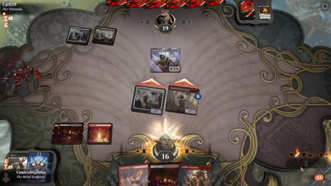 Watch MTG Arena Video Replay - Rakdos Aggro by CunicoliGoblin VS Orzhov Aggro by C@D3N - Traditional Historic Play