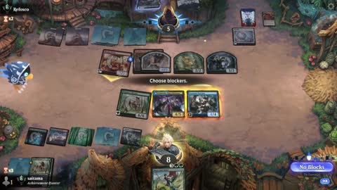 Watch MTG Arena Video Replay - Sultai Midrange by saitama VS Izzet Aggro by Refosco - Premier Draft