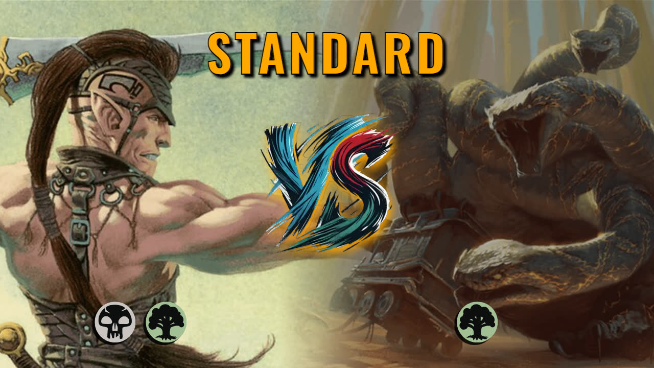Watch MTG Arena Standard Video - Golgari Aggro by GBThundaII VS Mono Green Aggro by Tyonzera - c36eb4