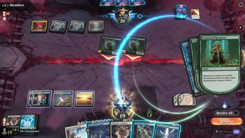 Watch MTG Arena Video Replay - Azorius Midrange by DamienF16 VS Bant Aggro by Skranbets - Standard Traditional Ranked