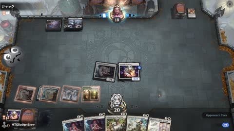 Watch MTG Arena Video Replay - Mono White Aggro by MTGBudgetBrew VS Mono Black Control by ジャック - Historic Play