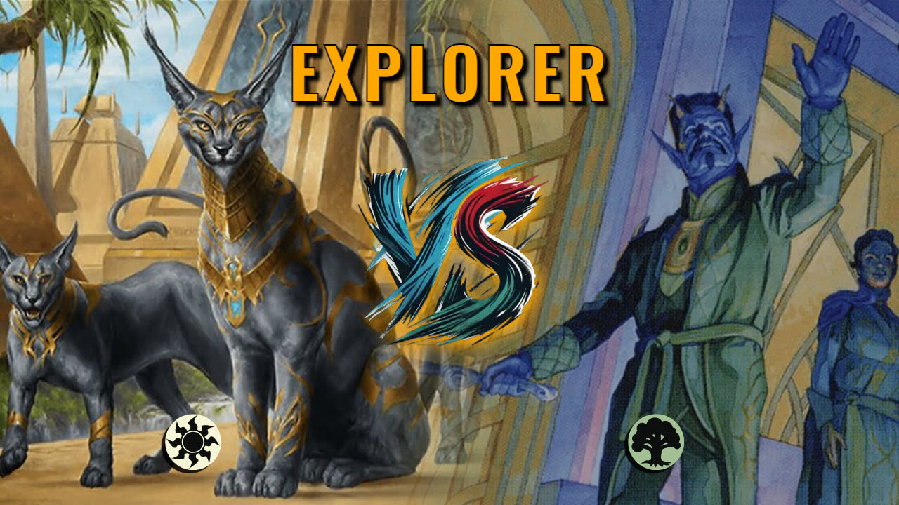 Watch MTG Arena Pioneer Video - Mono White Aggro by Khat VS Mono Green Aggro by milton Albi - 5ff63f
