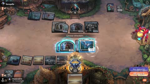 Watch MTG Arena Video Replay - Azorius Midrange by DamienF16 VS Azorius Midrange by Baragalla - Premier Draft