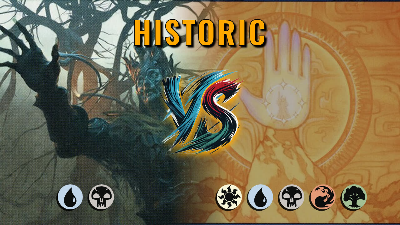 Watch MTG Arena Historic Video - Dimir Midrange by CunicoliGoblin VS 5 Color Midrange by diabolo - 2ce4b7